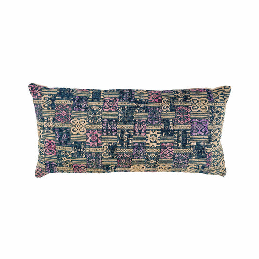 Blue/ Purple White Tai cushion A