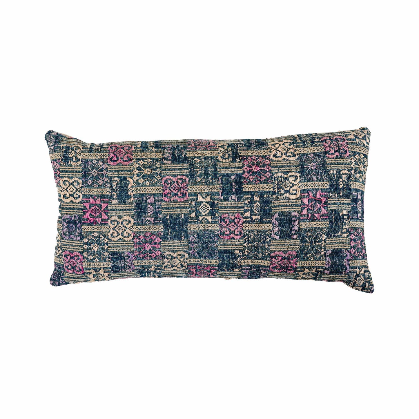 Blue/ Purple White Tai cushion C