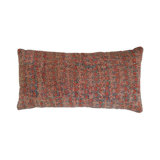 Madder red & blue Banjara dowry bag