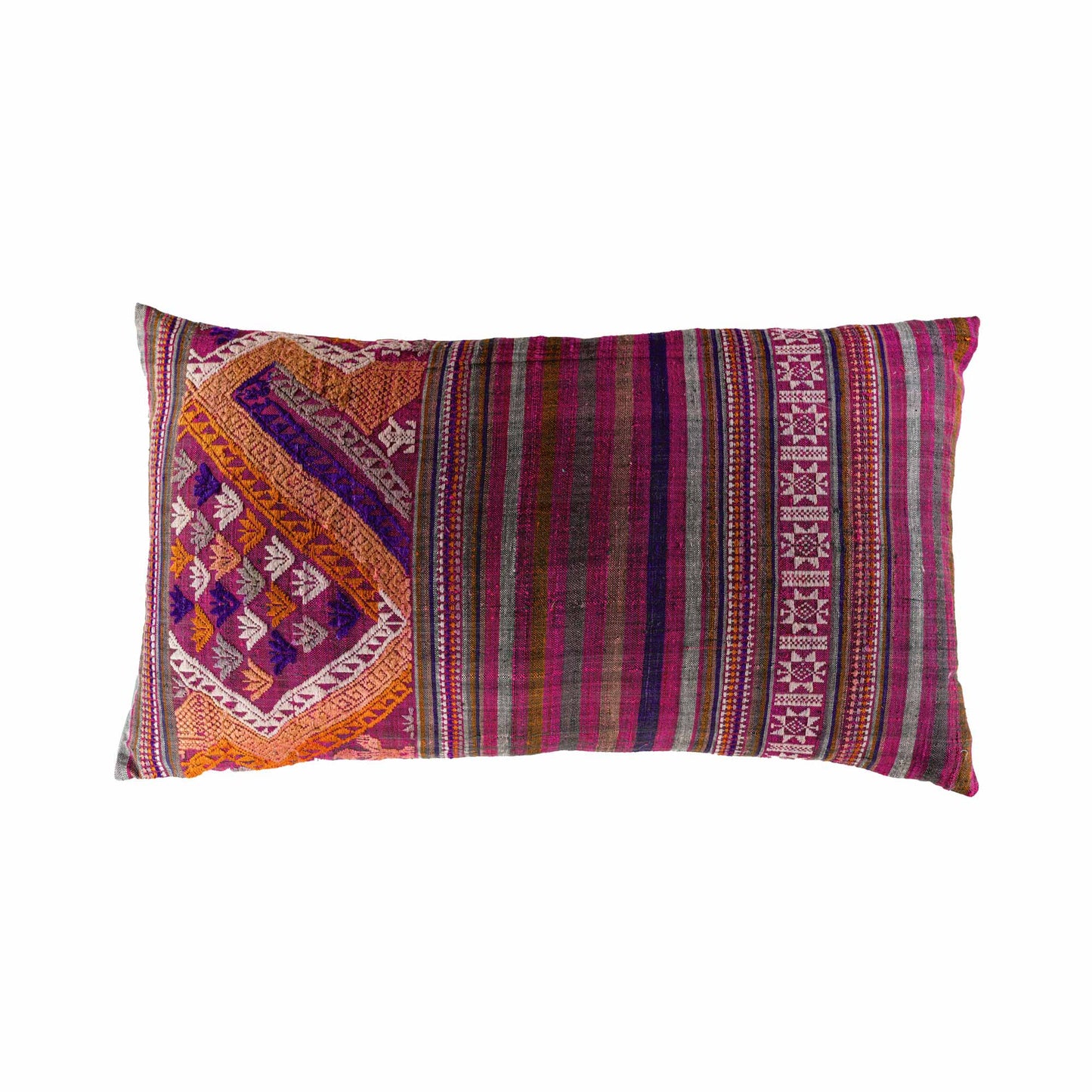 Multi coloured Laos cushion A