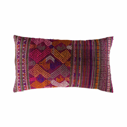 Multi coloured Laos cushion B