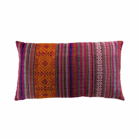 Multi coloured Laos cushion D